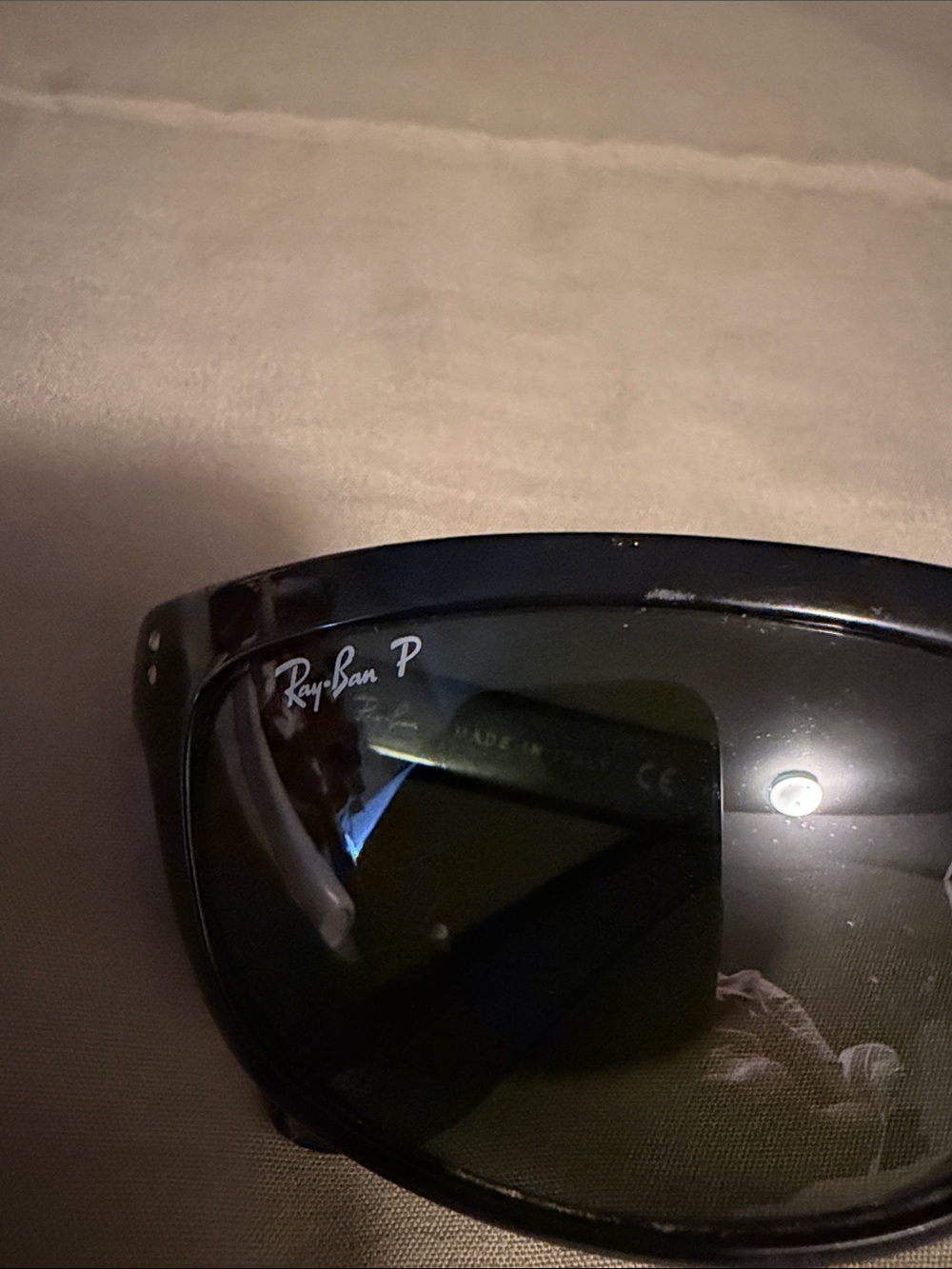 Ray-Ban Black Wraparound Sunglasses - Picture 2 of 4